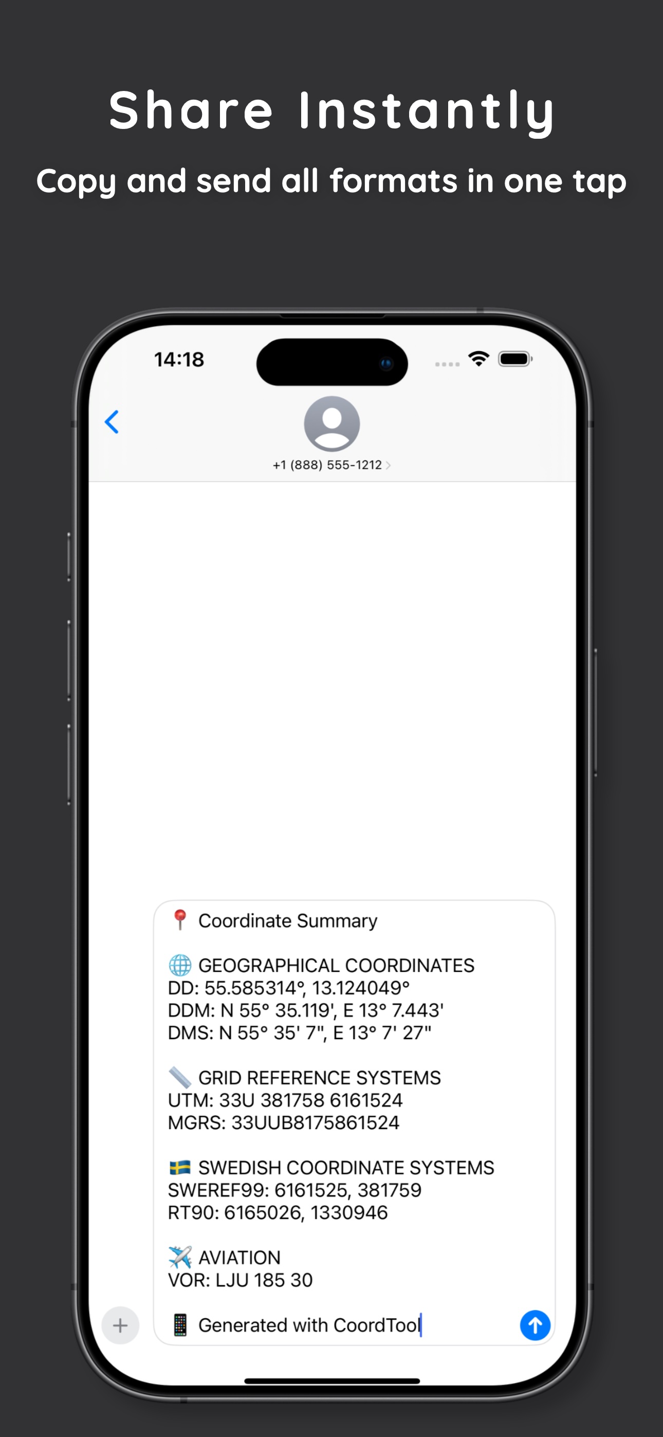 CoordTool Screenshot 5
