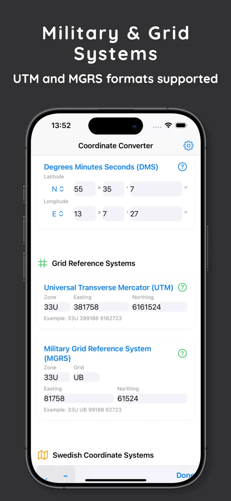 CoordTool Screenshot 2
